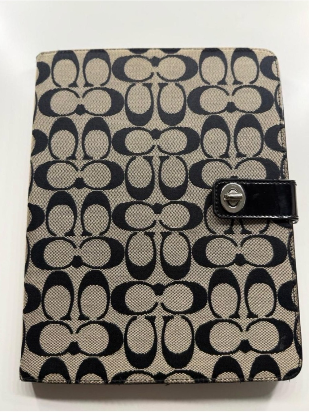 Coach Signature C Turn Lock Ipad Case